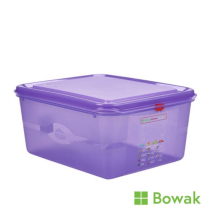GN Storage Container Purple 1/2 150mm  10 litre