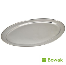 Stainless Steel Oval Flat 60cm