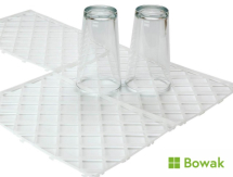 Glass Wash Drip Mat Plastic
