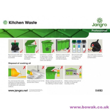 Jangro Kitchen Waste Guidance A3 Wall Chart