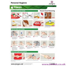 Jangro Clean Personal Hygiene Wall Chart