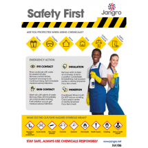 Safety First When Using Chemicals - Wall Chart