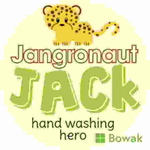 Jangronauts Stickers Hand Wash Hero Jack