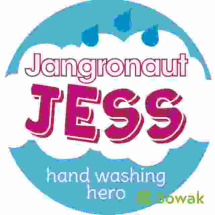 Jangronauts Stickers Hand Wash Hero Jess