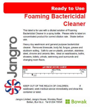 Label Jangro Trigger Spray Foaming Bactericidal