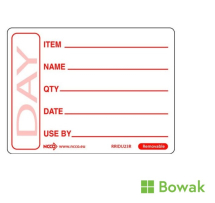 'Item Date Use By' Labels 50x65mm