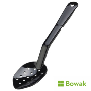 Perforated Spoon 11" Black Polycarbonate