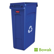 Slim Jim Waste Bin Blue
