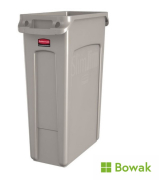 Slim Jim Waste Bin Grey