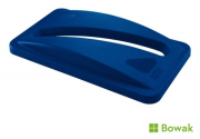 Slim Jim Bin Lid Paper Blue