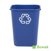 Deskside Recycling Bin Blue