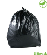 Jangro Waste Sacks Heavy Duty Black 38"