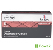 Jangro Latex Disposable Gloves Small