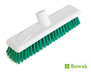 Hygiene Broom Stiff 30cm Green