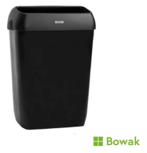 Katrin Plastic 50L Bin with Lid Black