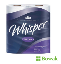 Whisper Ultra Toilet Roll 3ply