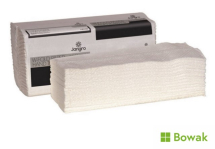 Jangro Luxury W-Fold Hand Towel White 2ply Premium Pure