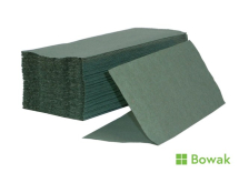 Jangro Hand Towel V-Fold 1ply Green
