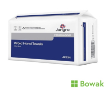 Jangro V Fold Hand Towel Blue 2 Ply Jangro V Fold Hand Towel Blue 2 Ply