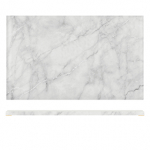 White Marble Agra Melamine GN1/1 Slab 53 X 32.5cm