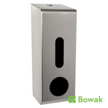Stainless 3 Toilet Rolls Dispenser