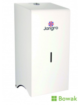 Jangromatic Toilet Roll Dispenser White Metal