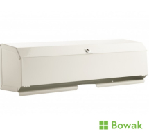 White Metal 20inch Hygiene Roll Dispenser
