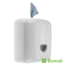 White Plastic Centrefeed Dispenser Wet Wipe