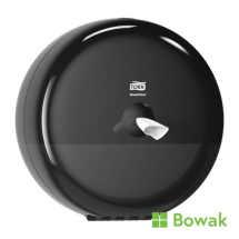 SmartOne 200m Toilet Roll Dispenser Black