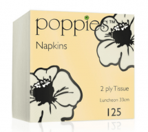 Napkin Lunch Cream 2ply 33cm (Pack of 125)