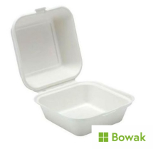 Bagasse Burger Box 6x6inch