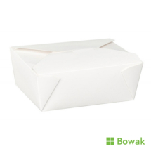 Dispo-Pak 46oz White Food Cartons No.8