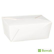 Dispo-Pak 98oz White Food Cartons No.4