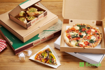 Brown Cardboard Pizza Boxes 9inch