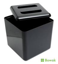 Ice Bucket Square Black