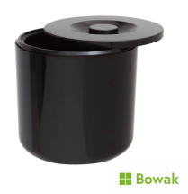 Ice Bucket Round Black