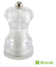 Genware Salt Or Pepper Grinder Acrylic 10cm