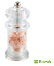 Genware Salt Or Pepper Grinder Acrylic 14cm