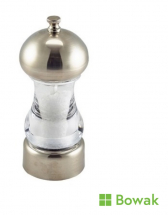 Salt & Pepper Grinder Chrome Top 14cm