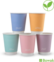 Vegware Double Wall Cup 8oz Feel Good