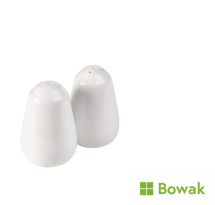 Genware Porcelain Pepper Pot 7cm/2.75inch White