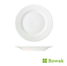 Genware Porcelain Classic Winged Plate 26cm/10.25inch White Genware Porcelain Classic Winged Plate 26cm/10.25inch White