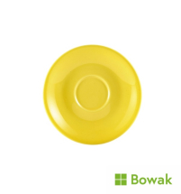 Genware Porcelain Yellow Saucer 12cm