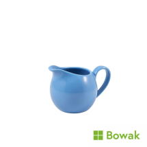 Genware Porcelain Jug 14cl/5oz Blue