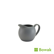 Genware Matt Grey Porcelain Jug 14cl/5oz