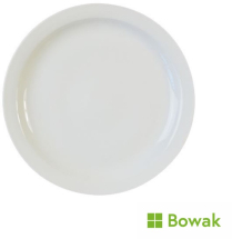 Narrow Rim Plate White 16cm Porcelain