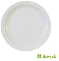 Narrow Rim Plate White 18cm Porcelain