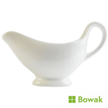 Orion Gravy Boat 250ml White Porcelain