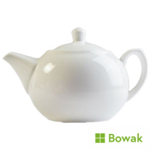 Orion Teapot Ball Shape 450ml White Porcelain