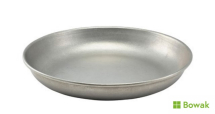 Vintage Steel Coupe Plate 24cm